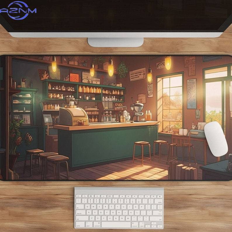 Gaming Accessories Shop - Tapis de bureau Kawaii Anime, Tapis