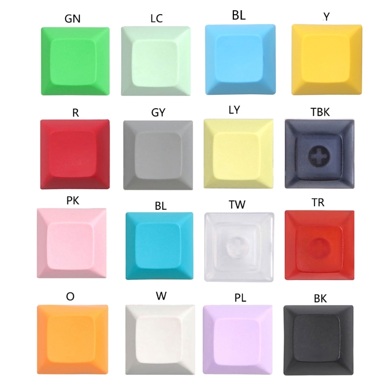 Gaming Accessories Aesthetic - Ensemble de touches vierges pour clavier