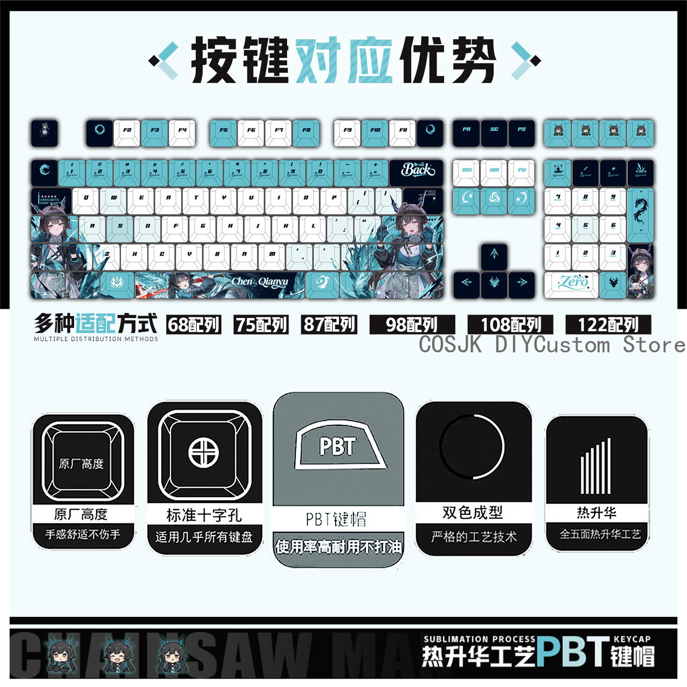 122 touches d'ordinateur migno - Gaming Accessories In China avis et prix
