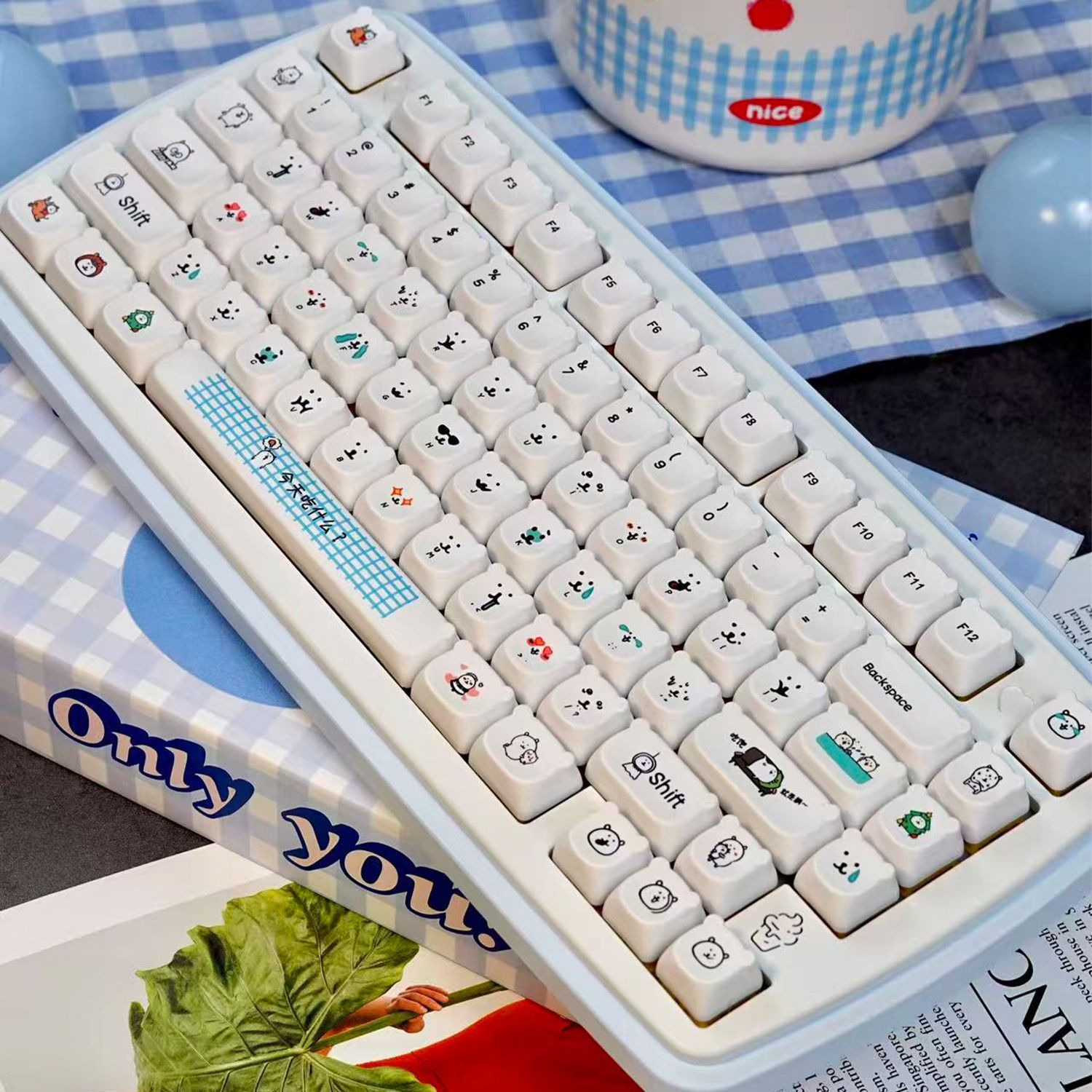 Capuchons de touches PBT Kawai - Gaming Accessories Aesthetic avis et prix