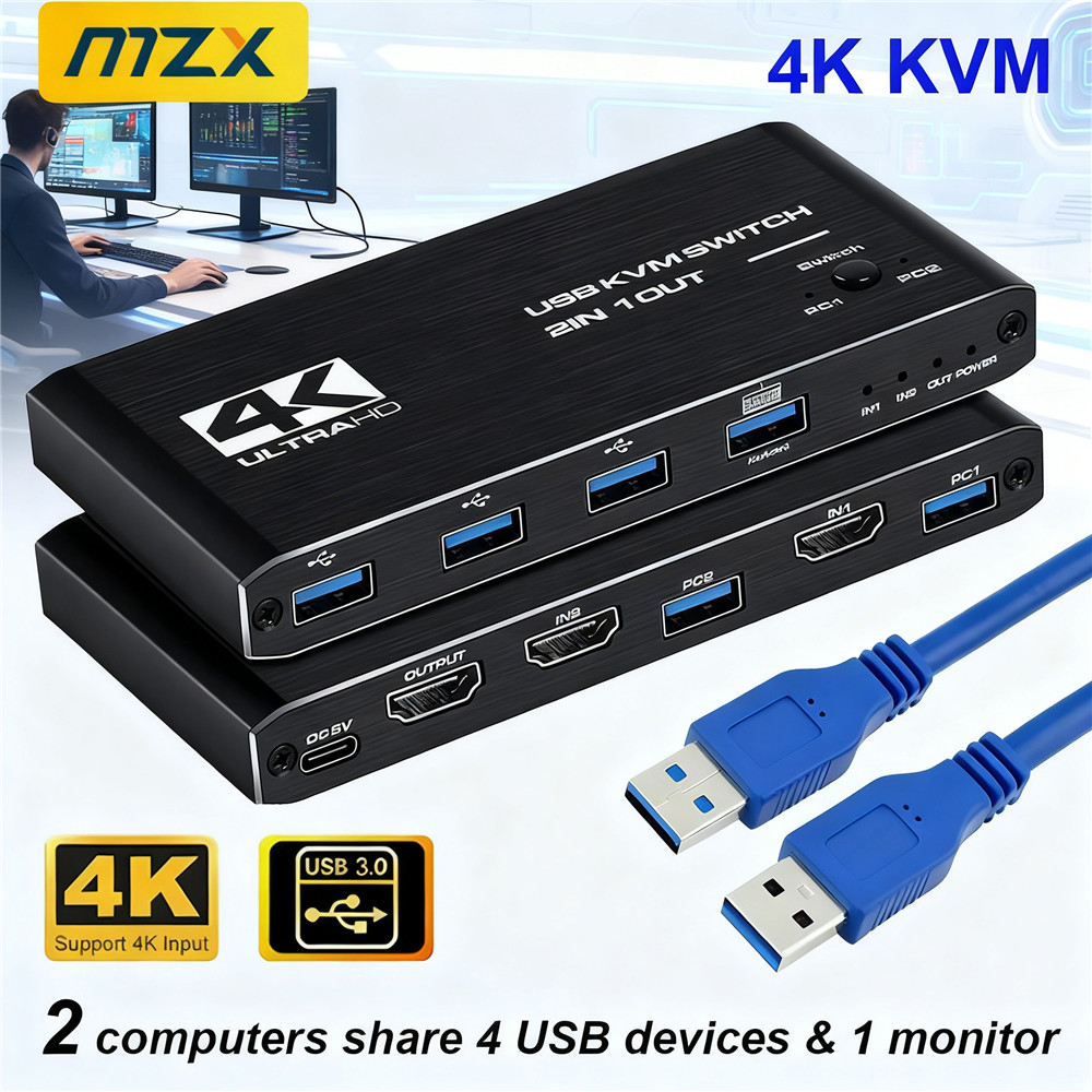 Commutateur KVM 4K 60Hz, Hub U - Gaming Accessories Rack avis et prix