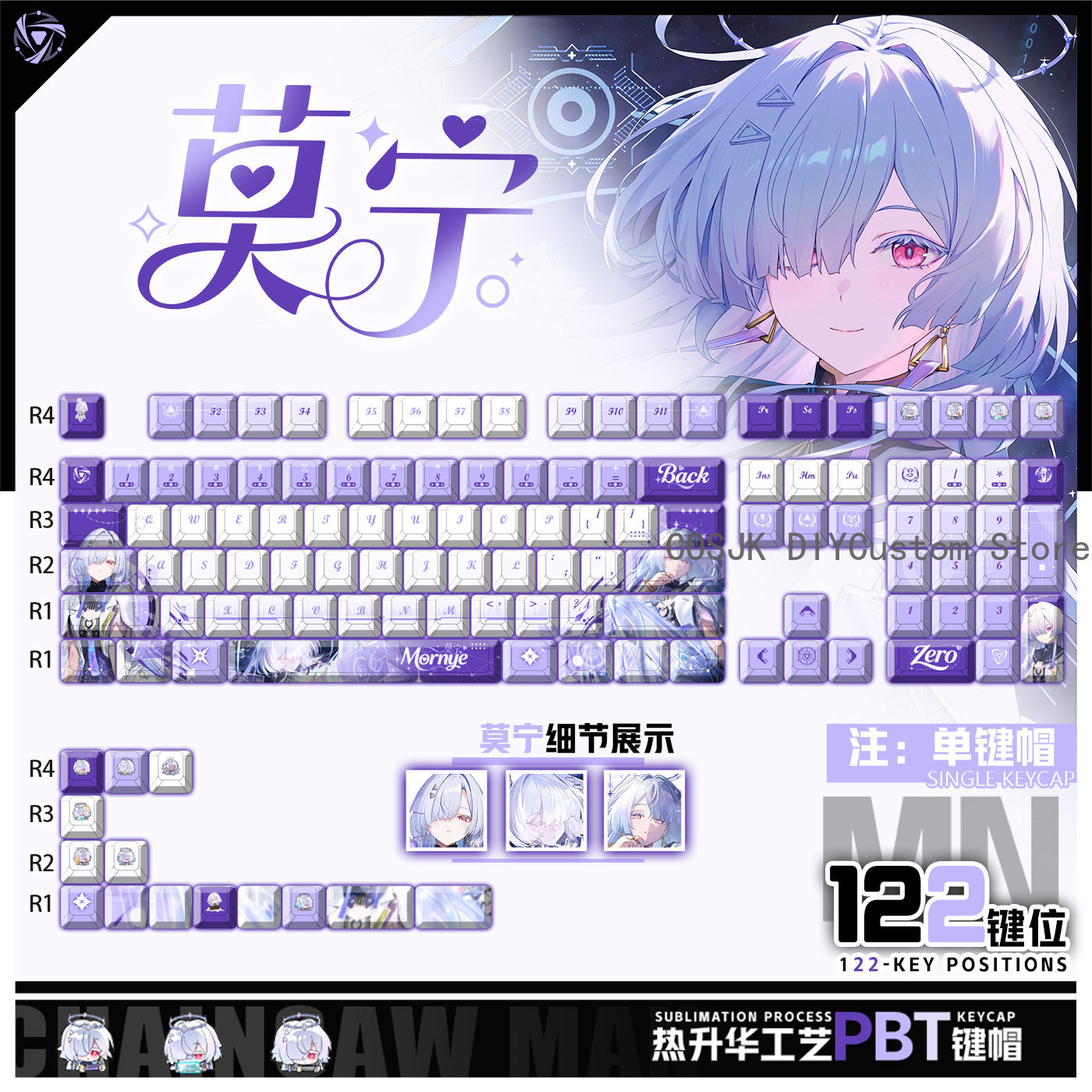 122 touches d'ordinateur Anime - Gaming Accessories In China avis et prix